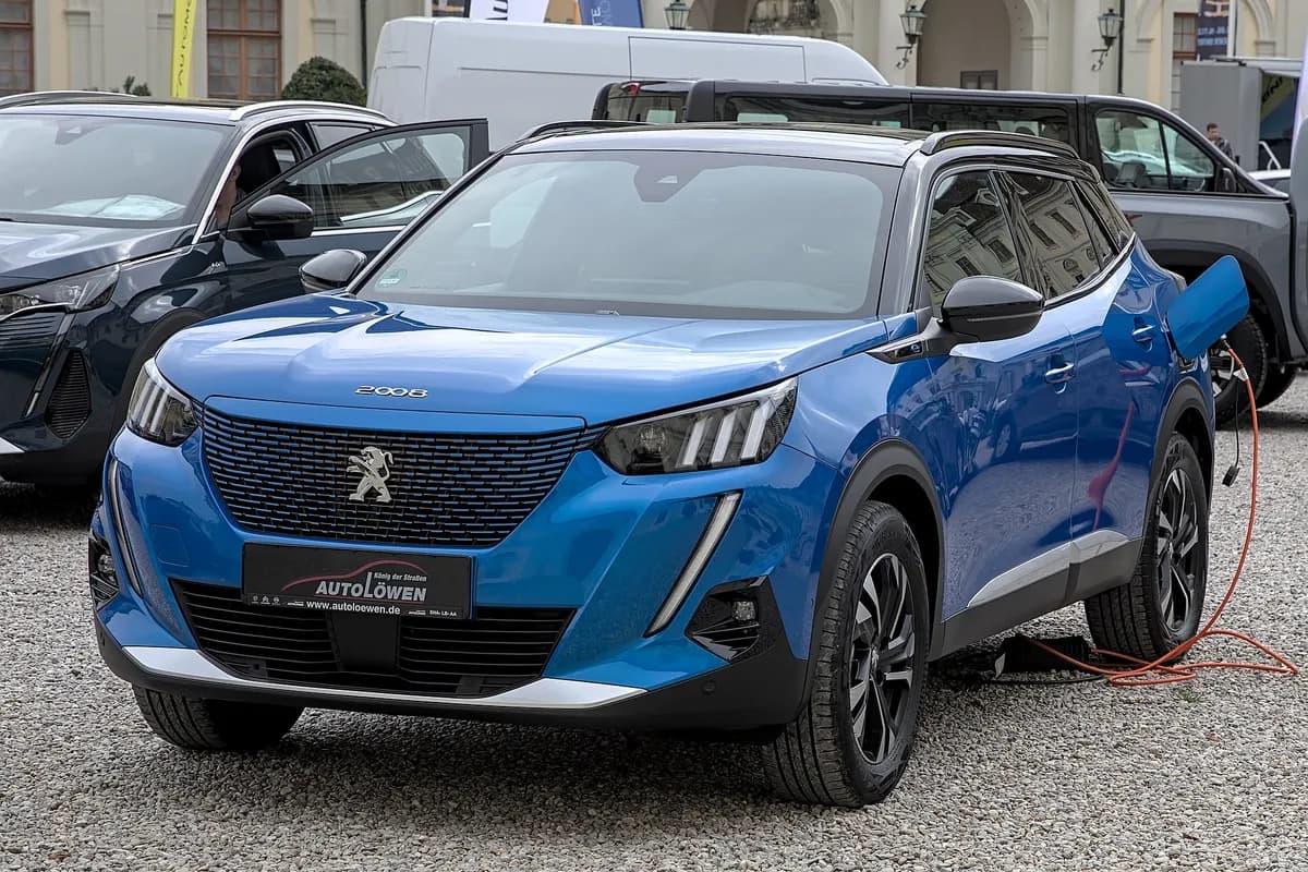 A Peugeot 2008, front three-quarter view