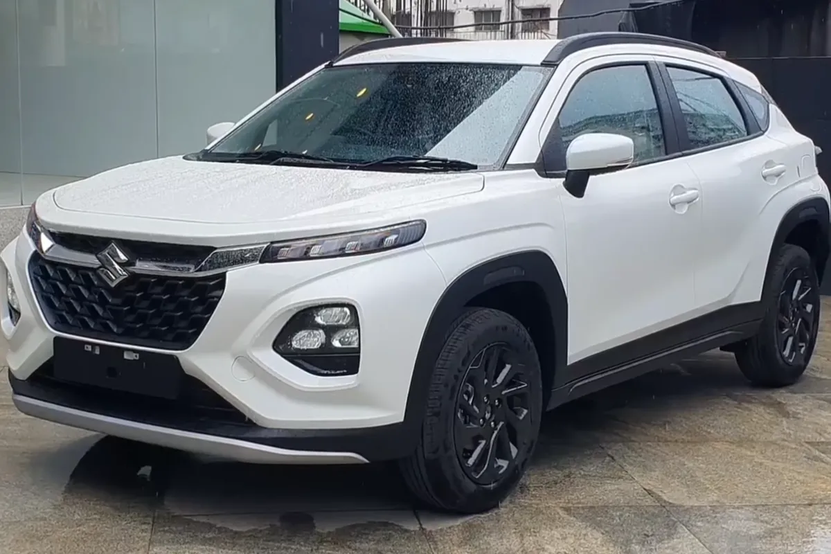 A Suzuki Fronx, front three-quarter view